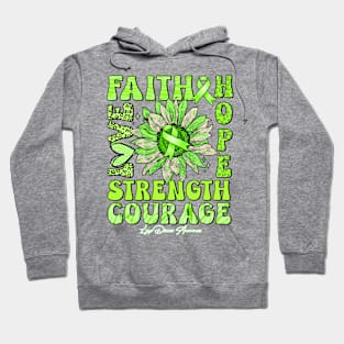 Lyme Disease Awareness - Sunflower strong faith love Hoodie